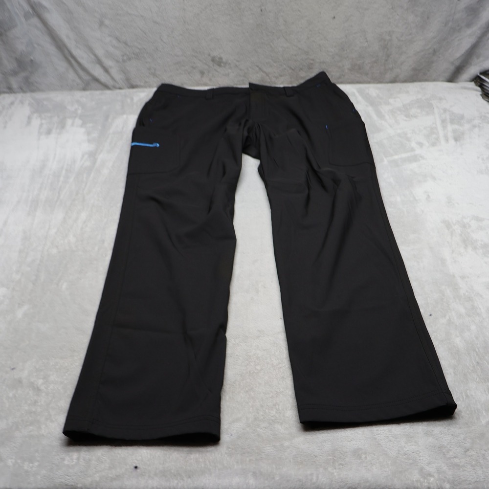 Amazon Pants Mens XL Black Stretch Performance Utility Cargo Gorpcore 37x33
